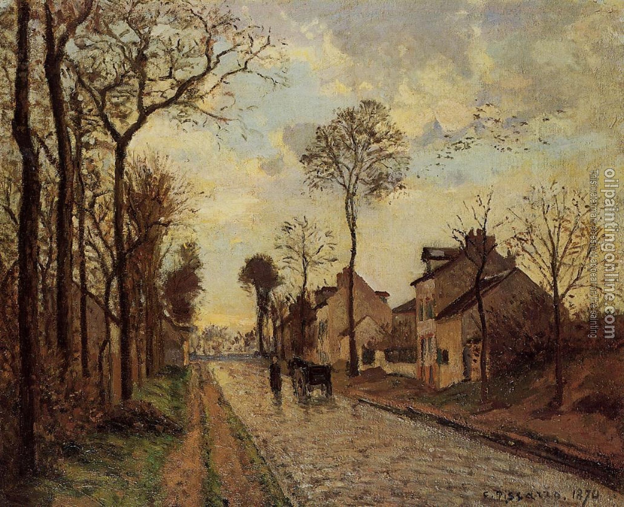 Pissarro, Camille - Road in Louveciennes